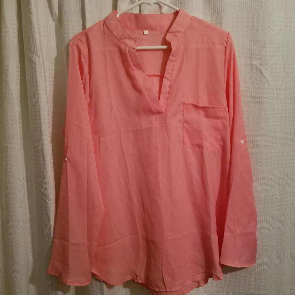 Sheer Pink Top.
